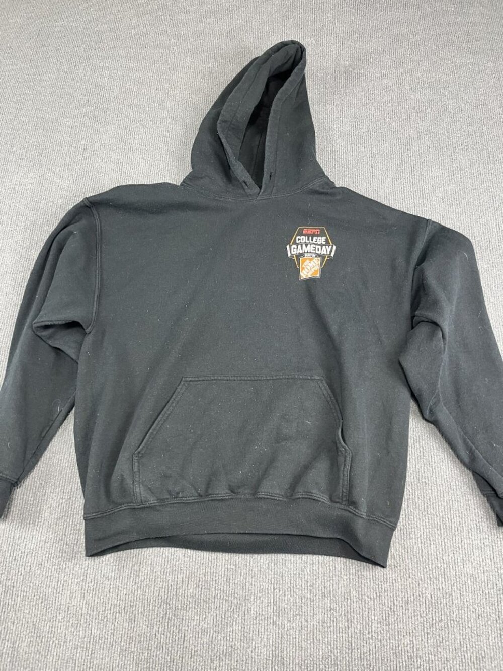 Gildan Mens Black ESPN College GameDay Coca-Cola Zero Hoodie L